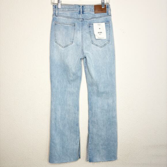 Hidden Ryan High-Rise Bootcut Slit Cuff Raw Hem Jeans 28 - Picture 8 of 12